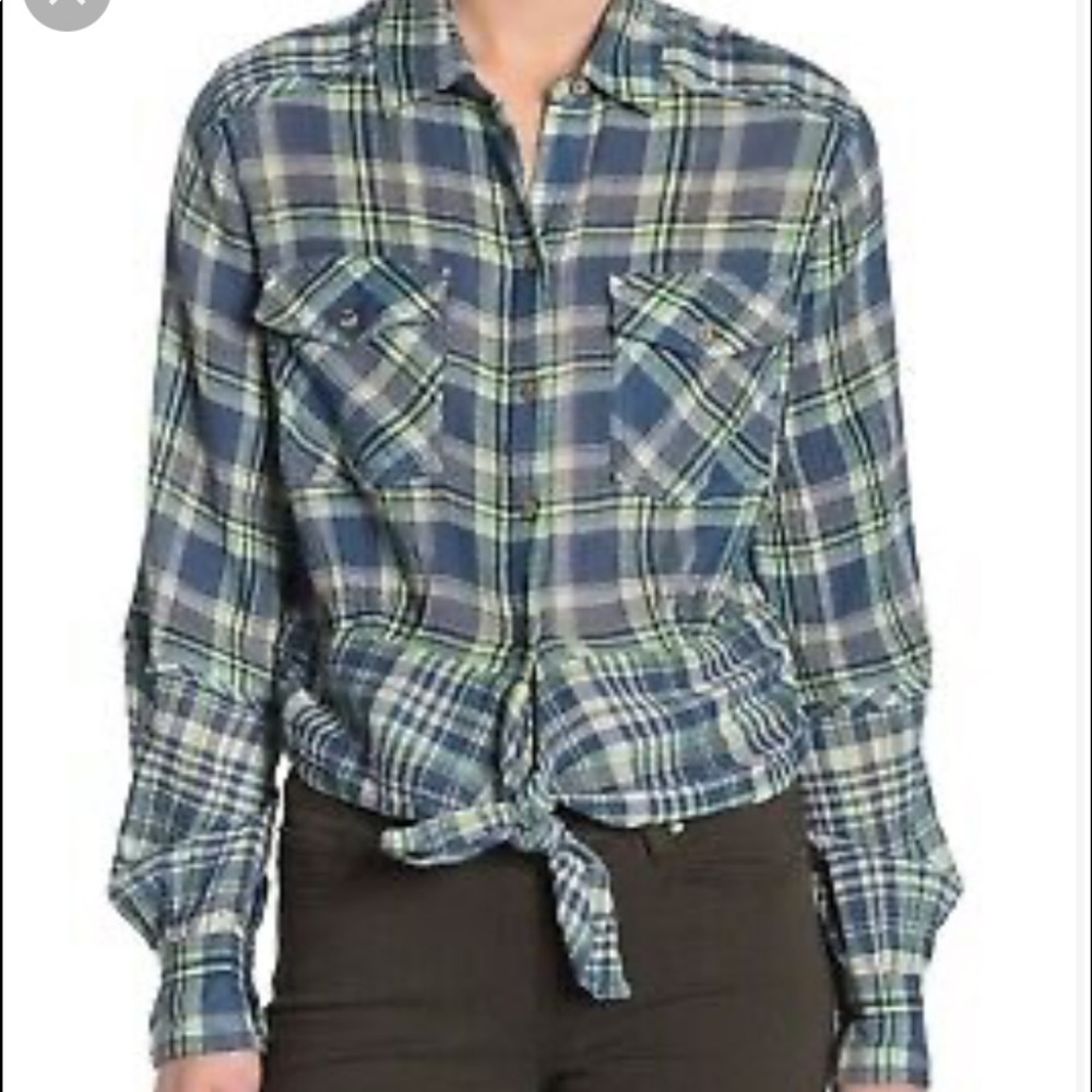 Never Worn, Tag On, Free People Flannel